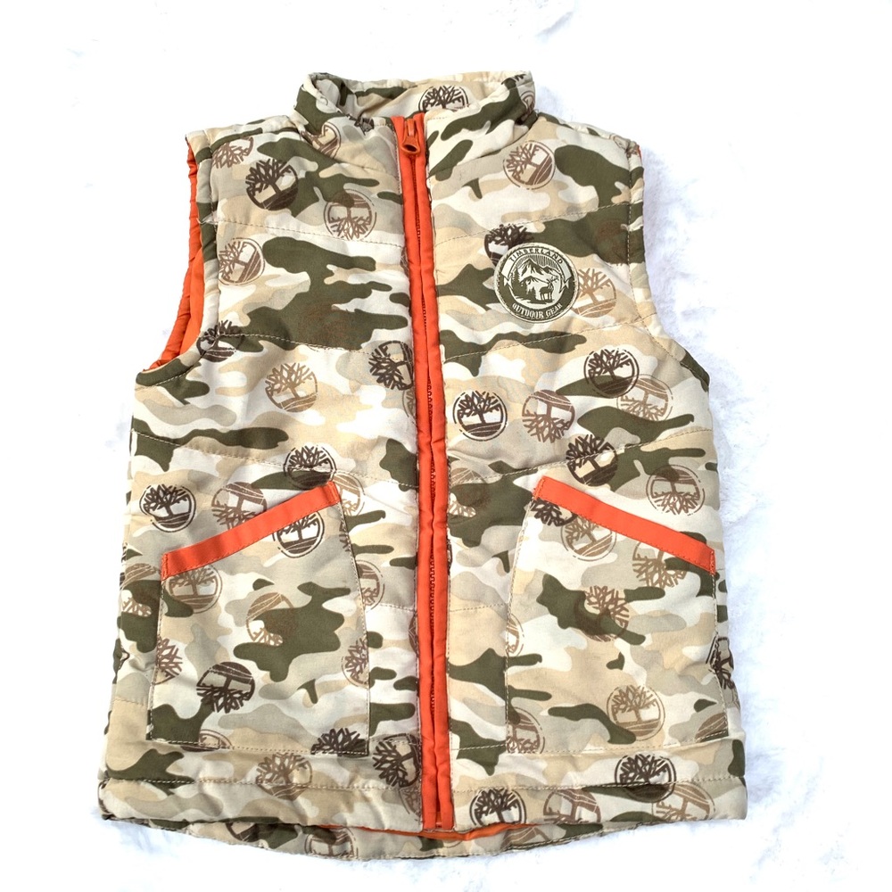 Timberland kids vest size 3 zip up warm